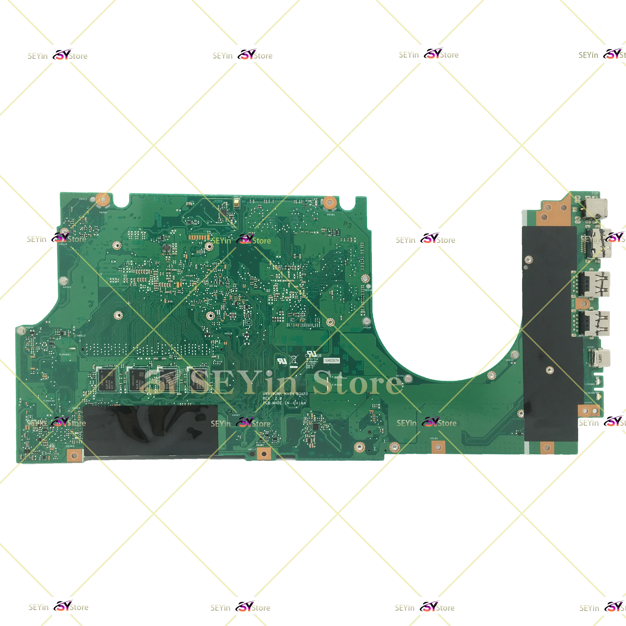 Mainboard For ASUS UX510UX UX510UWK UX510UW UX510U U5000U UX510UXK Laptop Motherboard i3 i5 i7 GTX950M/GTX960M 4GB/8GB-RAM