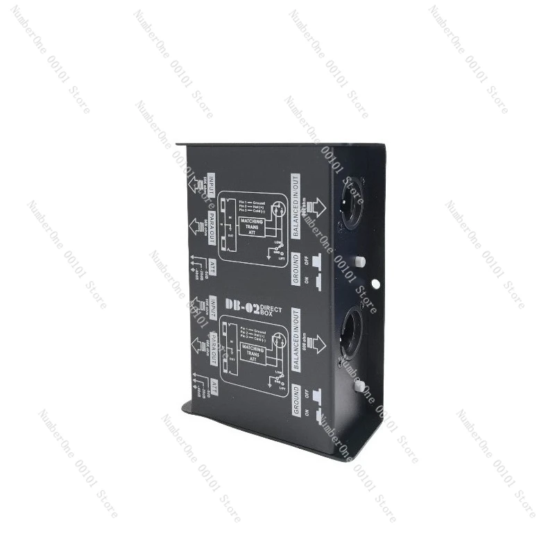 Db-02dibox impedance converter di audio isolator di passive di box equipment music portable