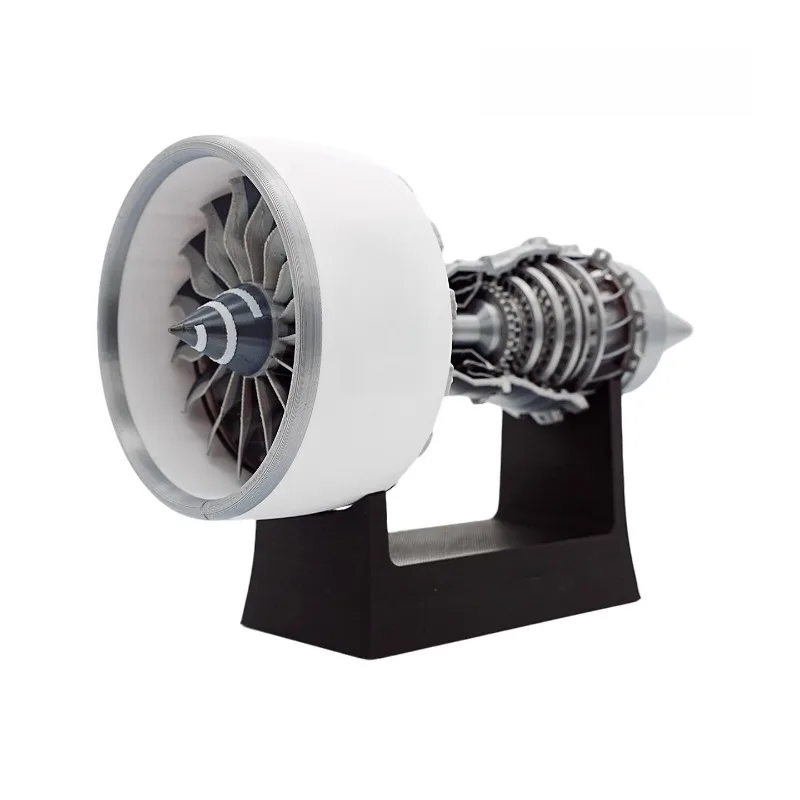 

TR900 Aircraft Engine Model Miniature Aviation Turbofan 3D Printed Desktop Decoration Electric Finished Model Toy Collectibles