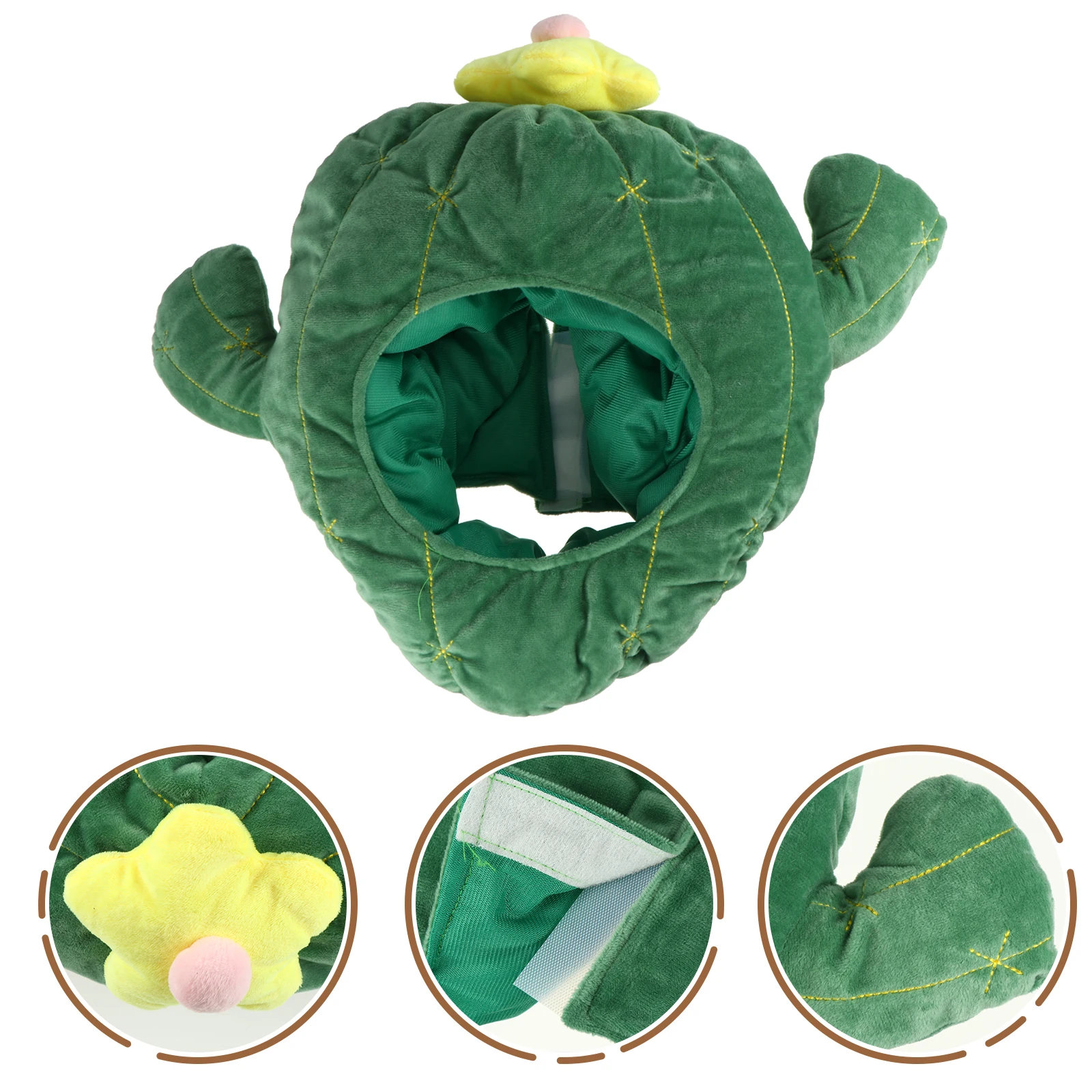 

Funny Cartoon Cactus Hat for Kids Photos Cosplay Party Headdress Soft Comfortable Accessories Toys Gifts