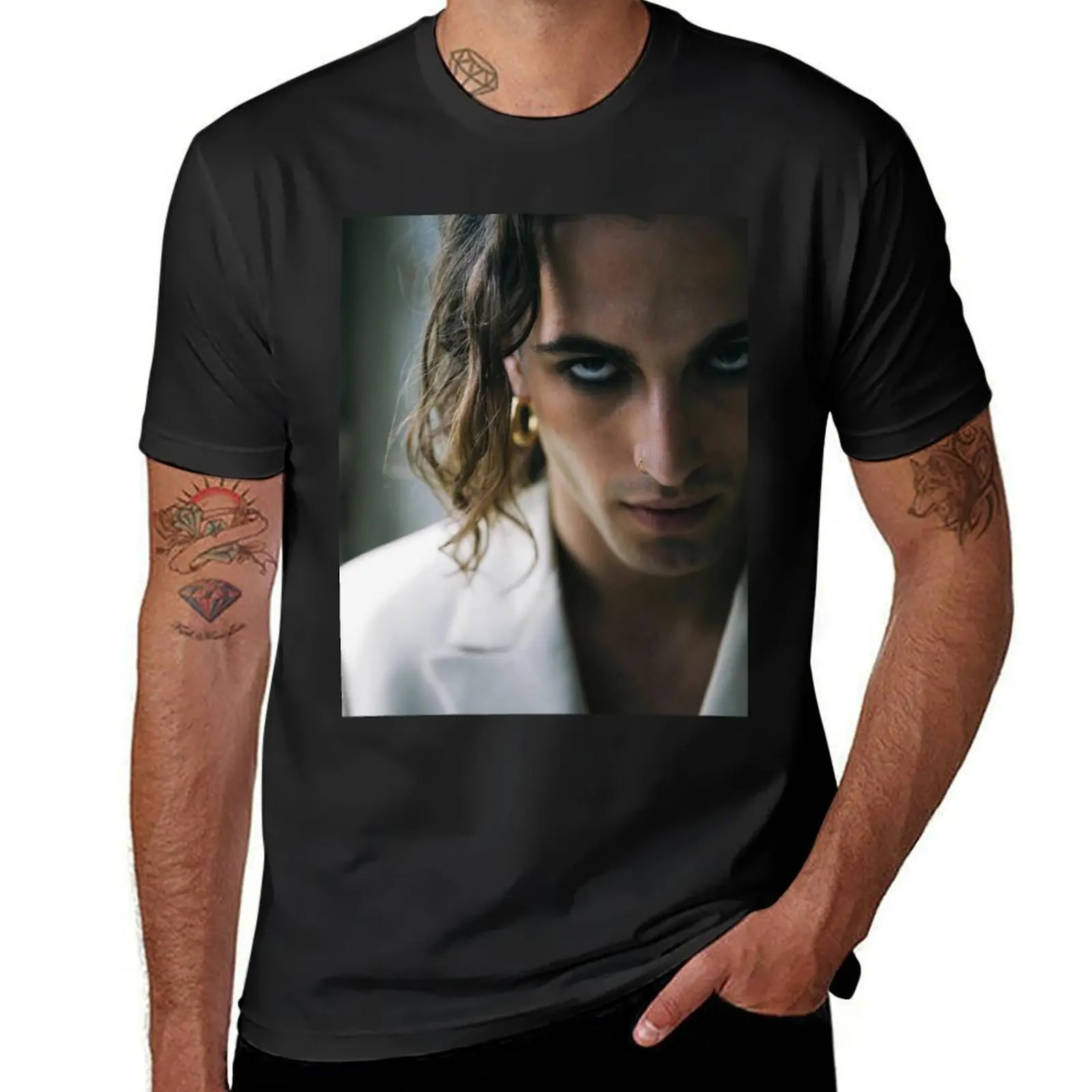 Damiano David T-Shirt cute tops for a boy sublime Men's t shirts