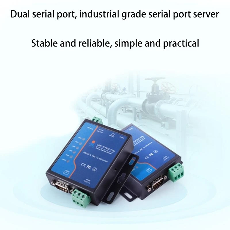 

USR-TCP232-410s Преобразователь ModBus RTU Промышленный последовательный сервер Поддержка DNS DHCP RS232 Модуль RS485 в Ethernet