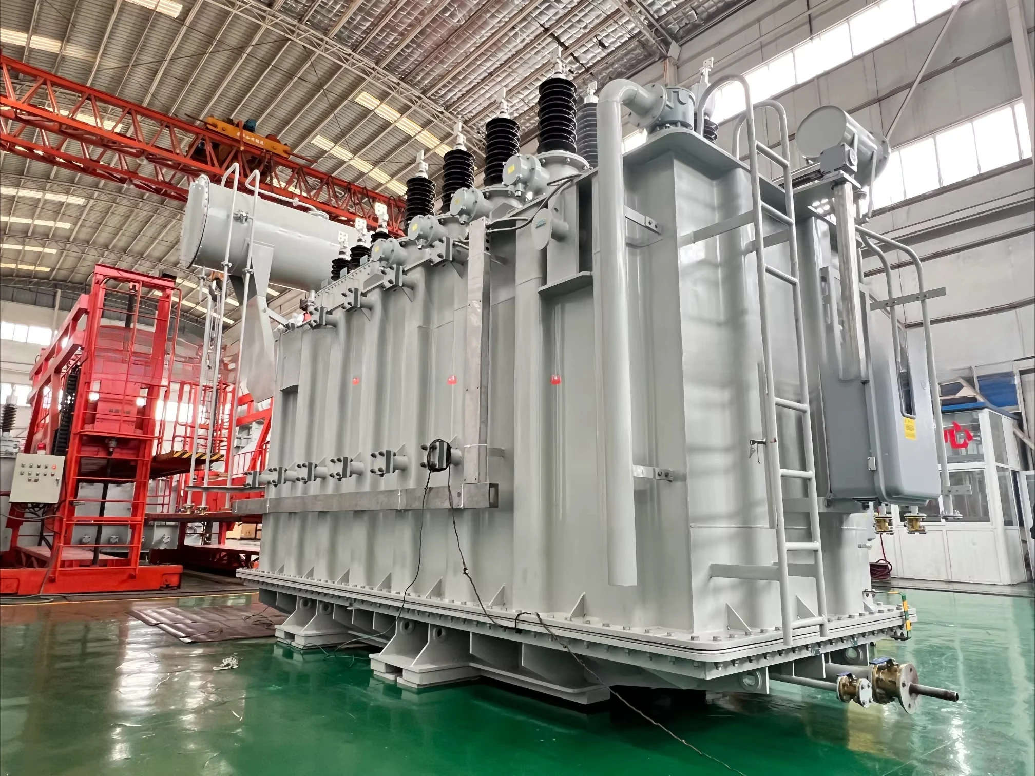 20-25 MVA Oil-Immersed Three Phase Power Transformer 20000/25000kVA 158/25kV High Power Copper Winding Dual-Winding Coil