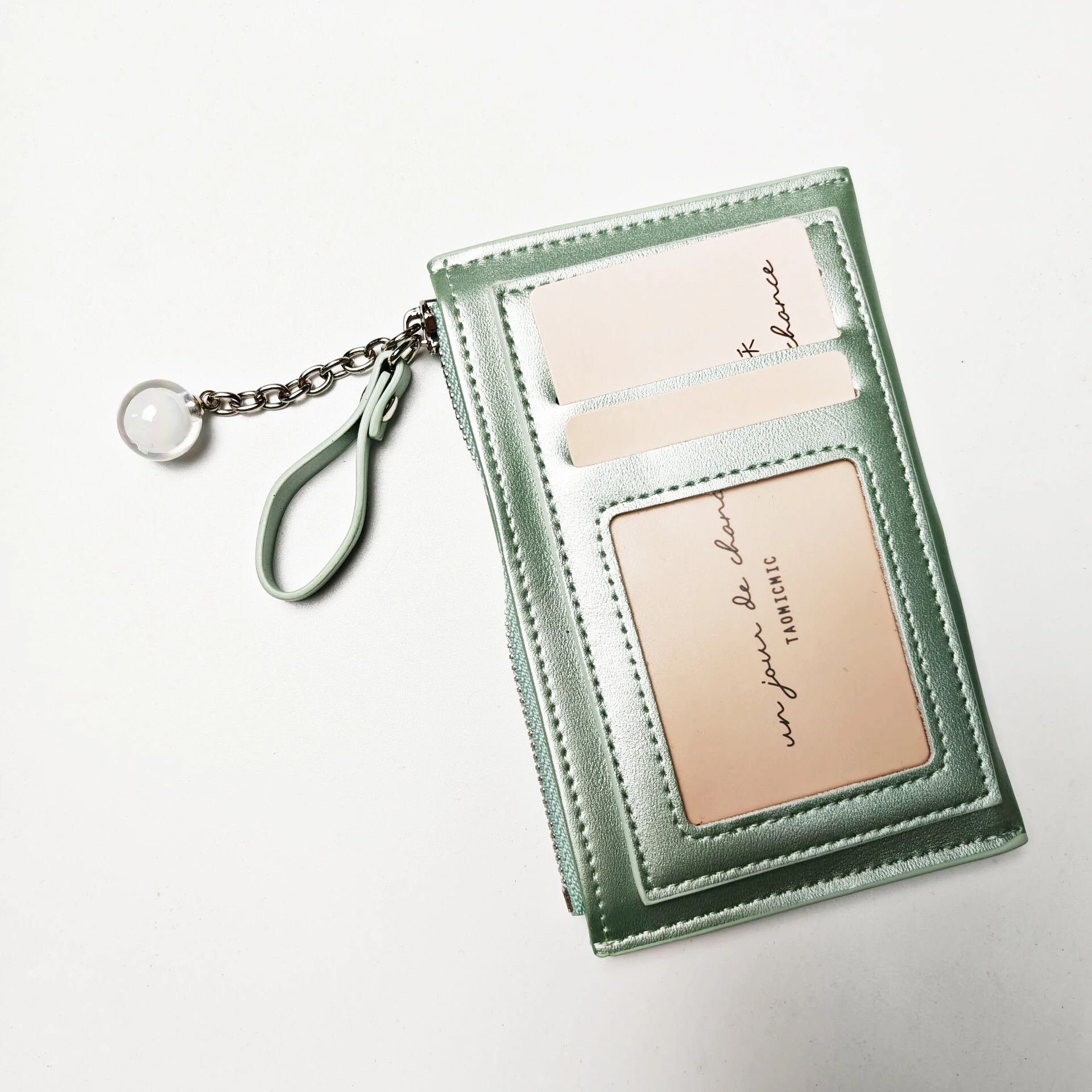 Mini couro pu europeu novo cutecat dos desenhos animados chaveiro bolsa ultra-fino estilo cartão de visita porta-moedas organizador de orçamento planejador