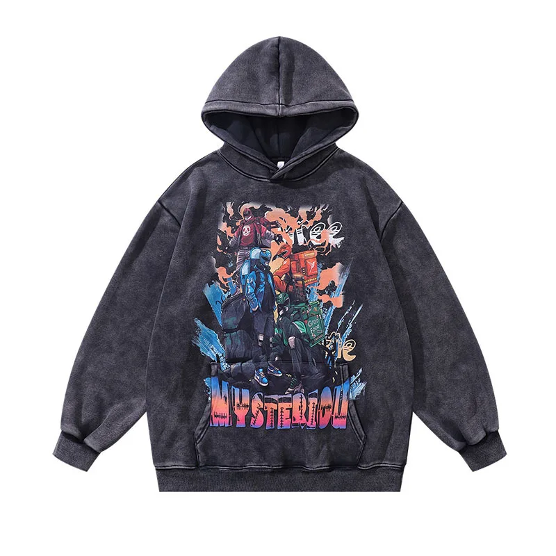 

New In Hoodies For Men Men'S Clothing Winter Anime Streetwear Y2K Women Vintage Clothes Graphic Pullover Male Manga Hoodie