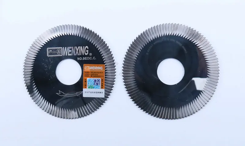 Original WenXing 100G G2 G3 100H 202A cutter 0023C.C milling 80x1.4x22x100T cutter Locksimth