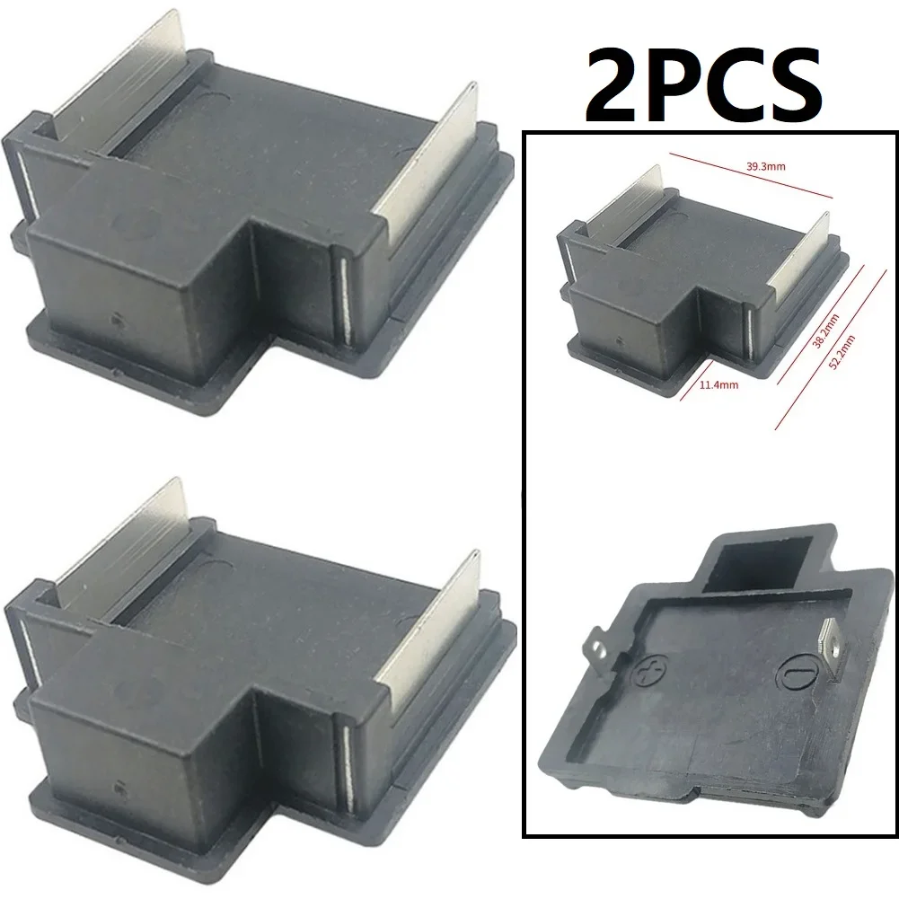 Battery Connector Terminal Block 2 Pieces Battery Adapter Black Connector For Makita Lithium Battery Replacement