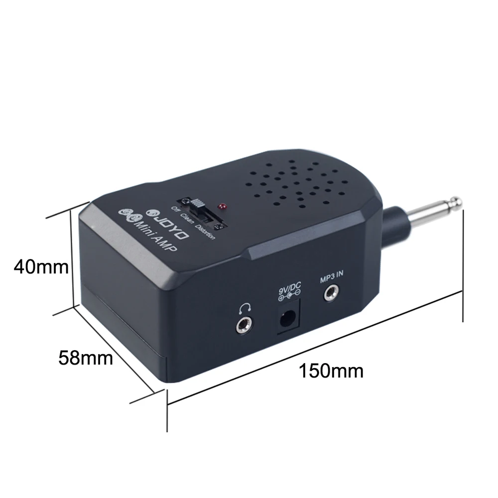 JOYO Guitar Amplifier AMP Headphone JA-01 Mini Guitar Speaker MP3 Headphone Amp Clean Distortion Effector For Electric Guitar