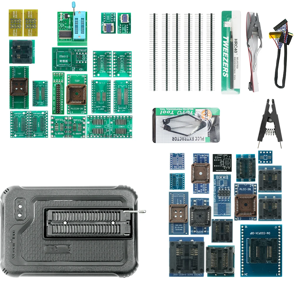 Imagem -06 - Xgecu-programador Original T48 Tl8663g 42 Peças Suporte 34000 Mais para Spi ni Flash Emmc Bga Top Sop Plcc