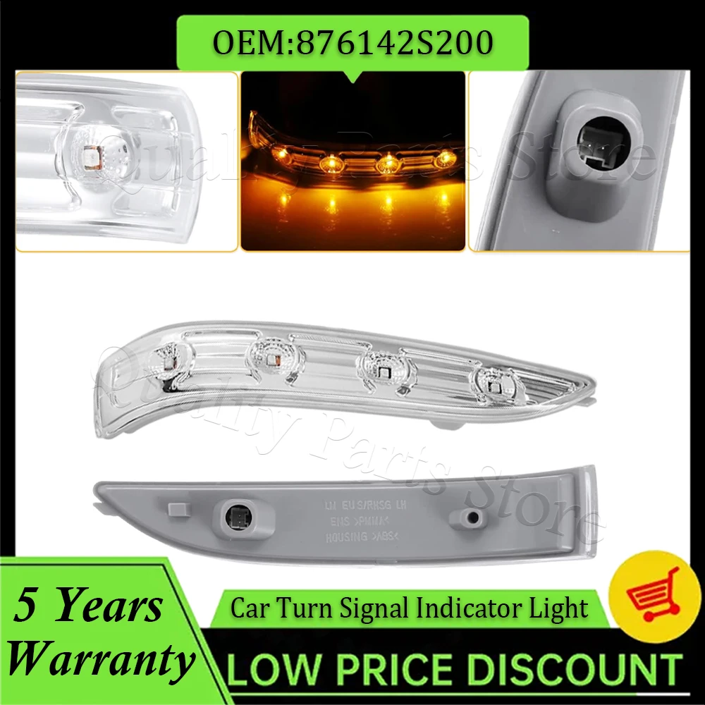 

New LH / RH Car Rearview Mirror Turn Signal Lamp light For Hyundai Tucson IX35 2010 2011 2012 2013 2014 87624 2S200 876142S200