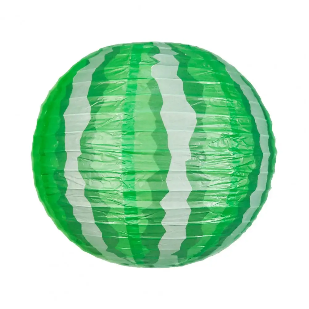 

Party Lantern Lantern Decoration Watermelon Shape Paper Lantern for Hawaii Party Decor Indoor Outdoor Festive Atmosphere
