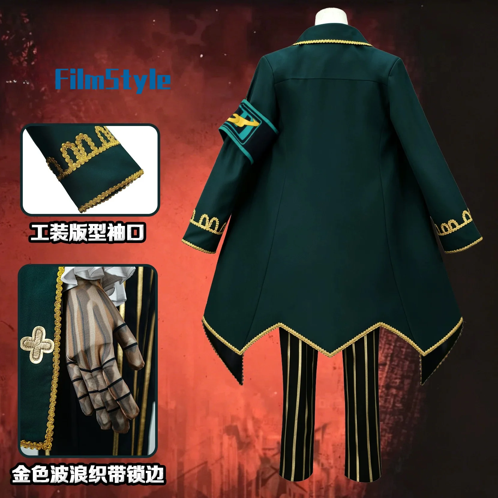 Limbus Company Moses Chapter 9 Full Set Cosplay Costume, Project Moon Character Outfit