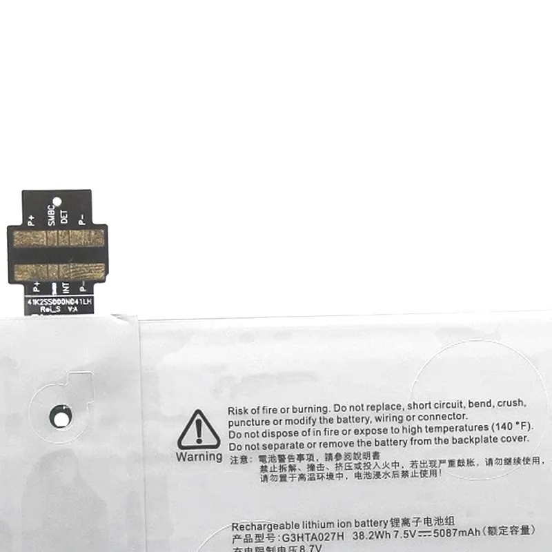 Original quality G3HTA027H DYNR01  Battery for Pro4 PRO 4 1724 Table DYNR01