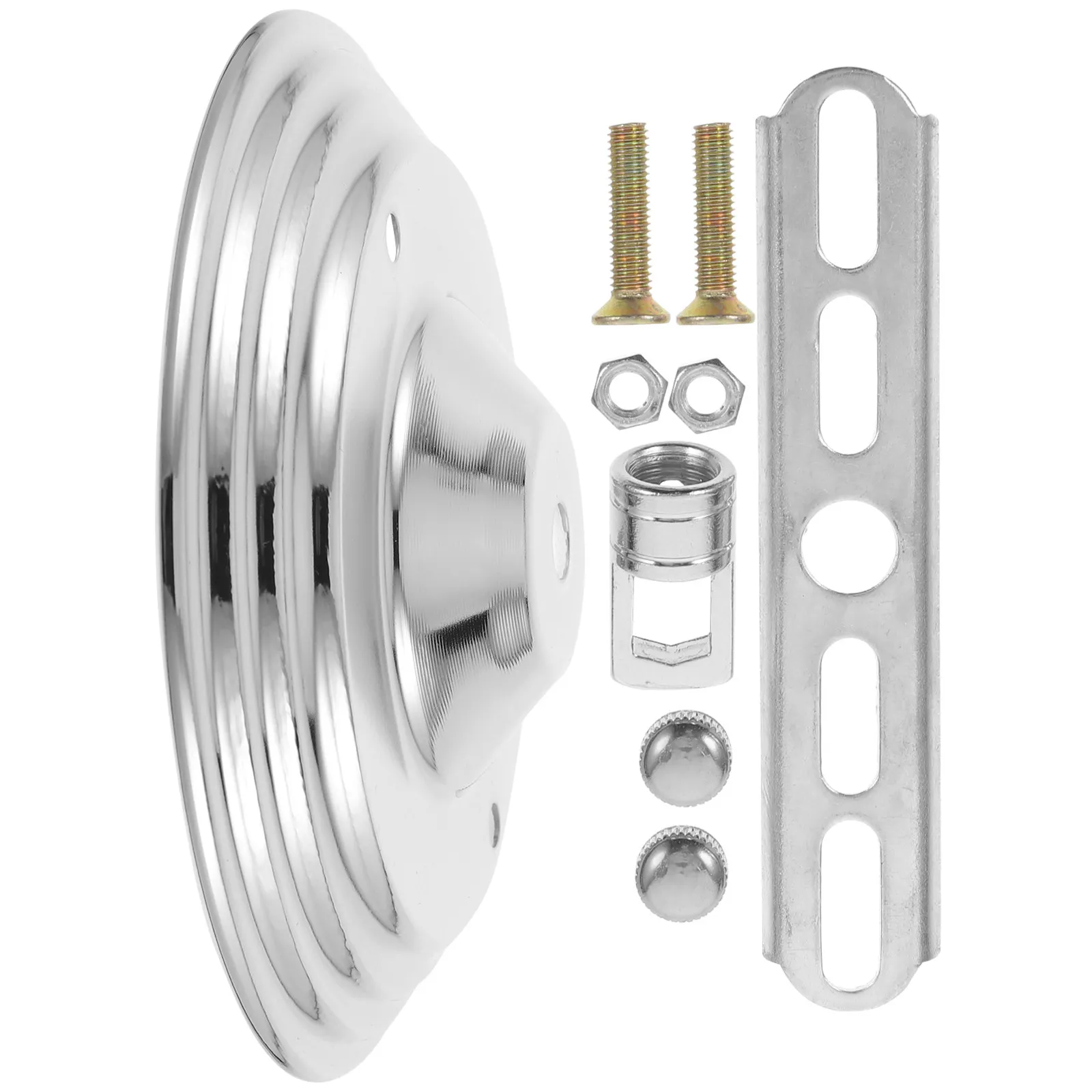 

1Set Vintage Iron Ceiling Canopy Light Ceiling Plate Sturdy Metal Pendant Light Cover Plate for Home Nursery Restaurant Cafe