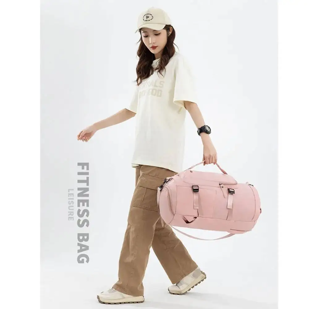 Mode grote sportzwemmen fitnesstas met droge en natte scheiding, onafhankelijke schoenencompartiment reistas