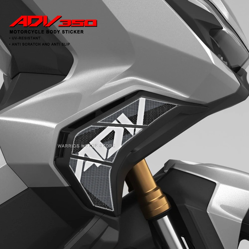 

Для HONDA ADV350 ADV 350 2022 2023 3D наклейка на боковую головку автомобиля наклейка на корпус Мотоцикла Нескользящая декоративная наклейка