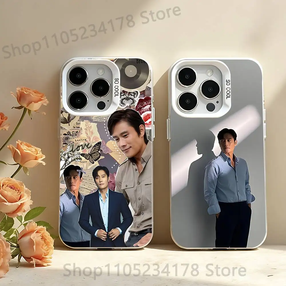 

Phone Case For iPhone 17,16,13,12,11,15,14,Pro,Max,Plus,SE4,Air,Mini Actor Lee Byung H-Hun White IMD Matte