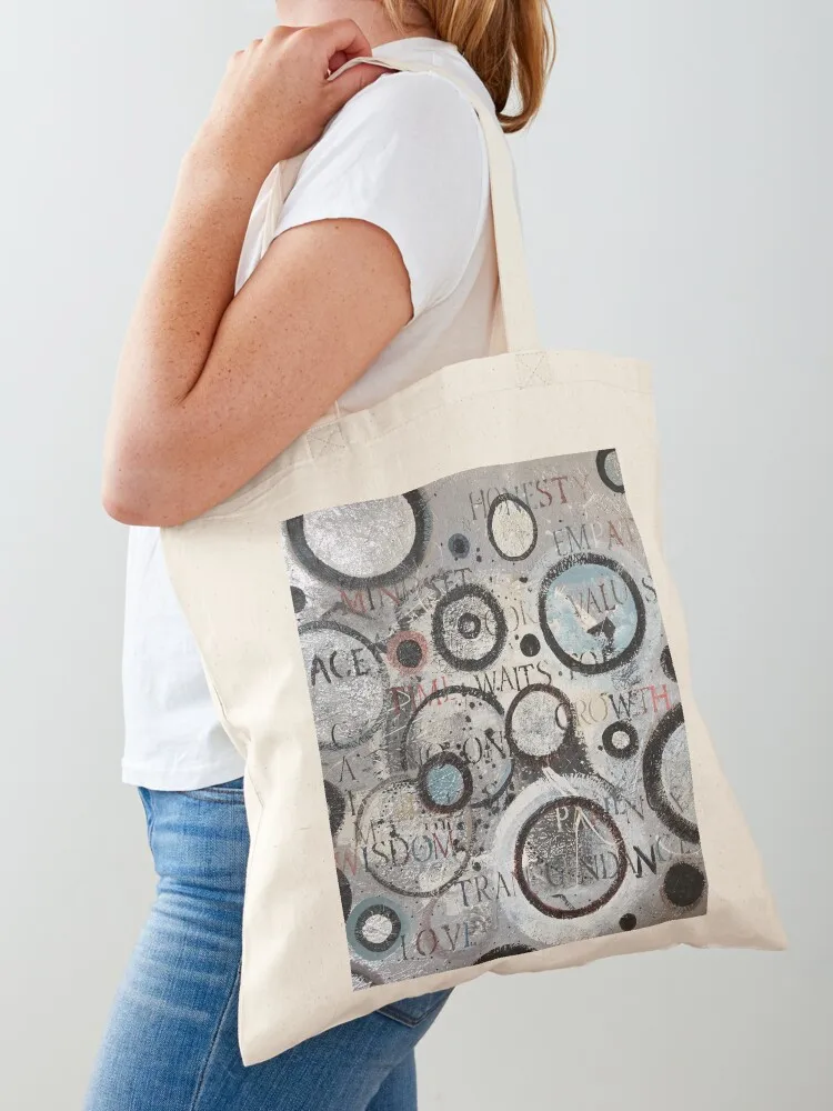 

CORE VALUES Tote Bag Canvas shoulder bag bags for women Women's shopper tote bag