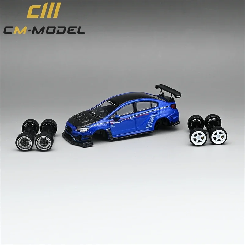 CM MODEL 1:64 VAB WRX VA VARIS /STI&S4 Blue Diecast Model Car