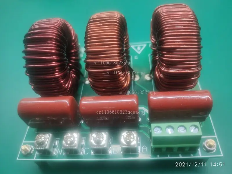 Three-phase LC filter SPWM/SVPWM inverter filter low-pass inductance capacitor output sine