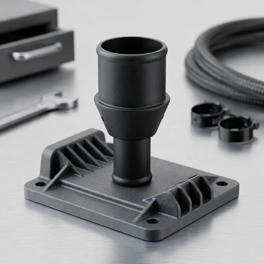 Air Filter Hose Connection Pipe Compatible with For Toyota For Camry For Corolla for rav4 2004 to 2022 Black ABS Construction