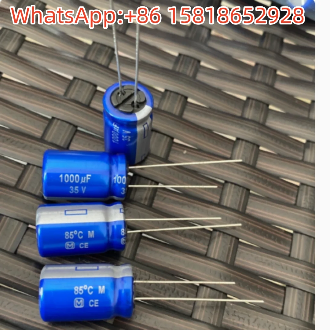 2 قطعة 1000 فائق التوهج 35 فولت اليابان باناسونيك اوديوفيلي مكثف 35V1000UF 12.5*20 AM فلاش الأزرق