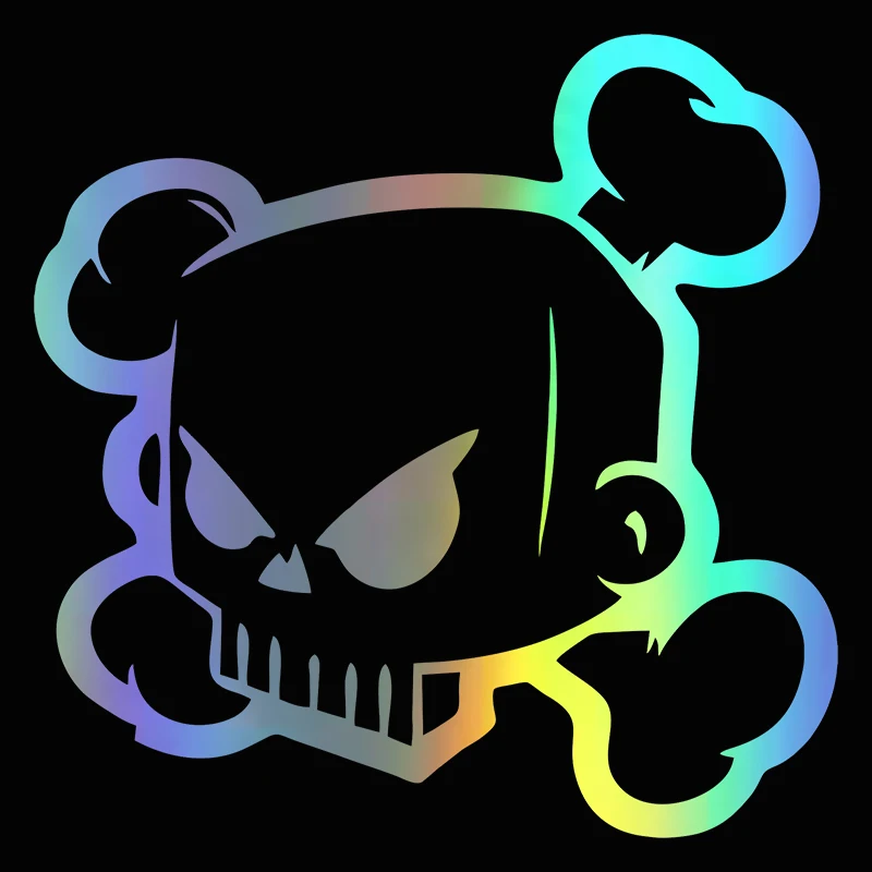 15x15CM Ken Block Skull Sticker, Angry Cartoon Vinyl Decal, Personalized Auto Body Window Styling Decoration Accessories - view 2