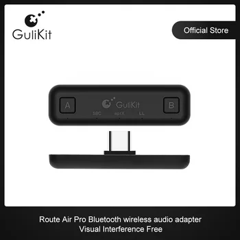 GuliKit NS07 Route Air 블루투스 무선 오디오 어댑터 NS07 Pro Type-C 송신기, Nintendo Switch NS OLED PS4 PS5 PC 용 