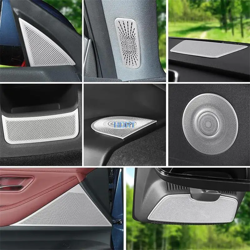

Car Styling Interior Rear Trunk Speaker Reading Light Horn Anti Kick Audio Trim Cover Accessories For Changan Deepal SL03 2022 +