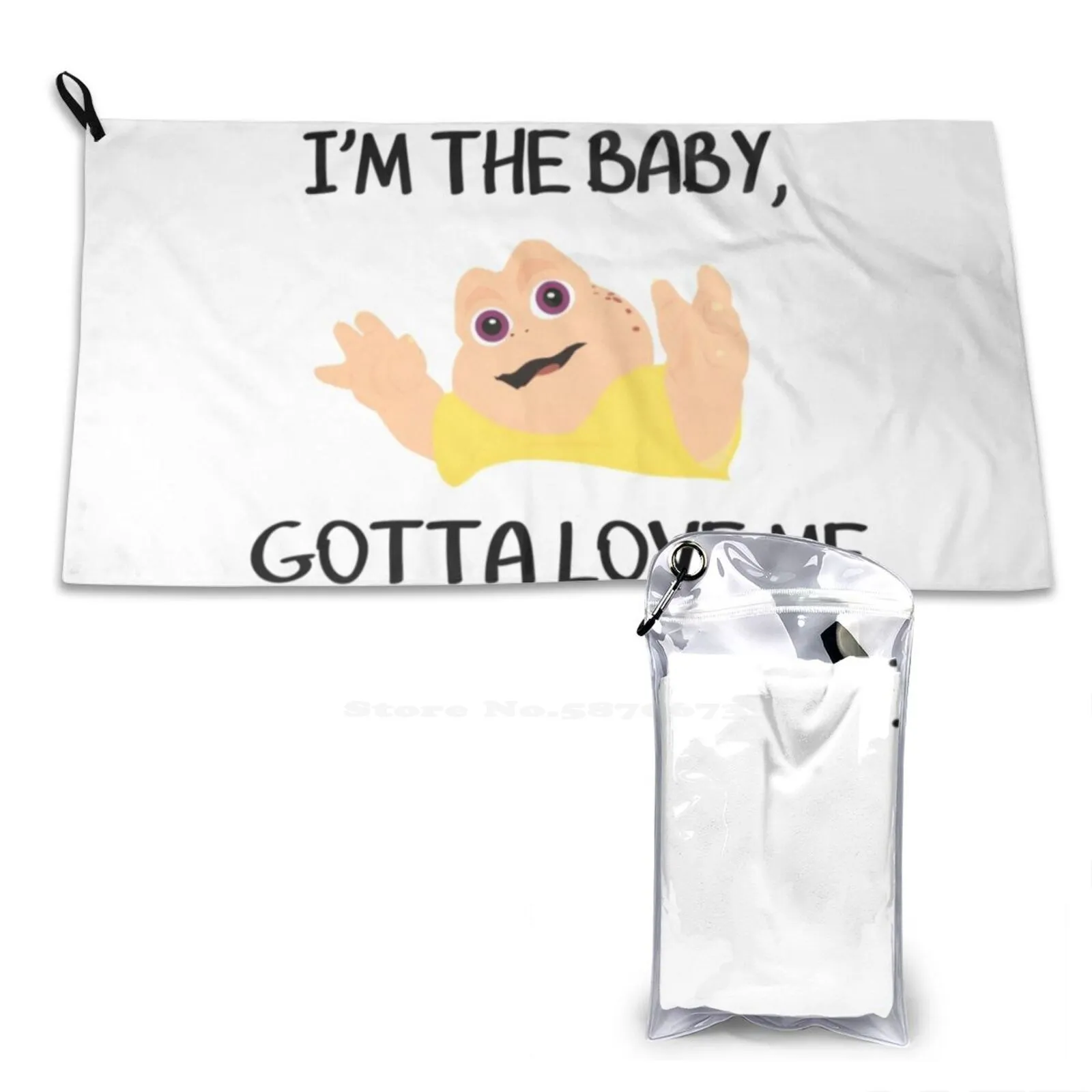 Baby Soft Towel Quick Dry Beach Towel Im The Baby Dinosaurs Cartoons Not The Mama 90S Tv Abc