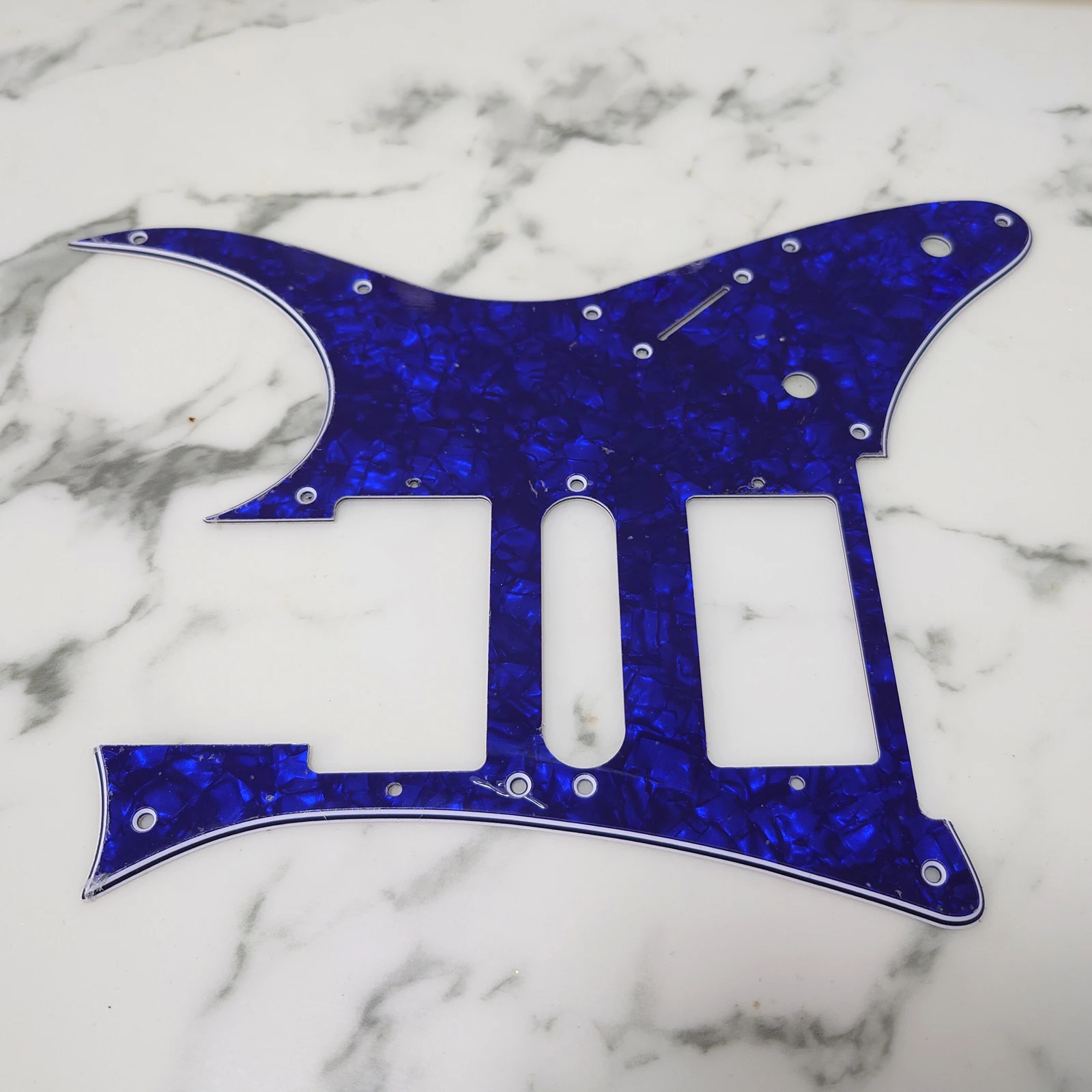 10 فتحات HSH جيتار Pickguard أزرق لؤلؤي لقطع غيار القيثارات الكهربائية طراز RG 350 EX