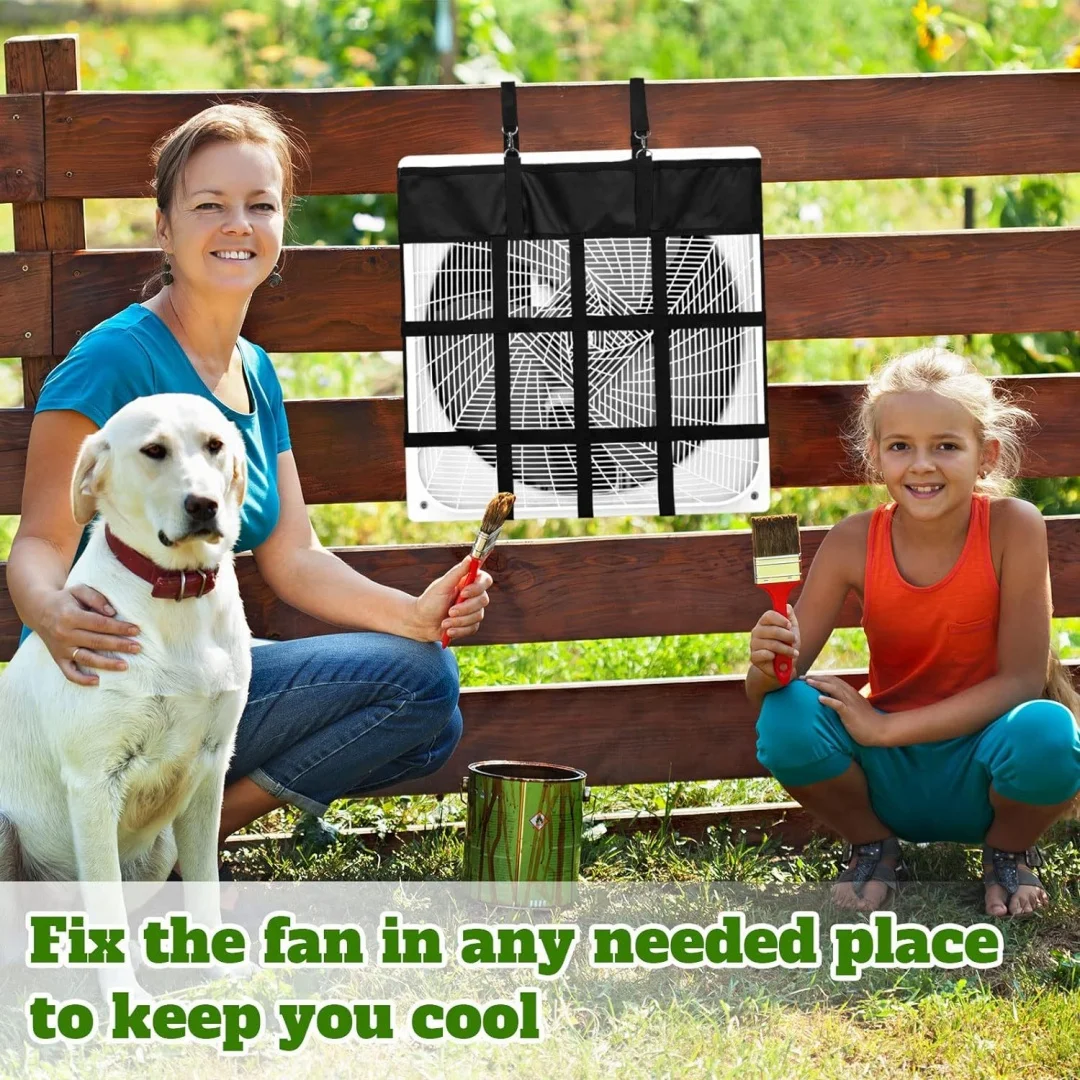 

New stable fan bracket bag, adjustable horse fan bag, suspended fan mesh bag, stable fan bag