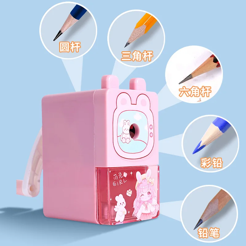 

1 Piece Lovely Stationery Pencil Sharpener Creative Toilet Shape Cartoon Unicorn School Supplies Gift Office Learning Supplies