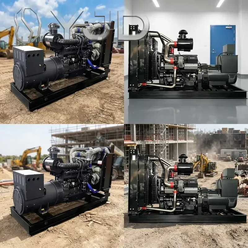 YJD Factory Price 200kva 300kva 400kva 500kva Super Silent Diesel Generator Set with ATS and 50Hz for 200kw 300kw 500kw
