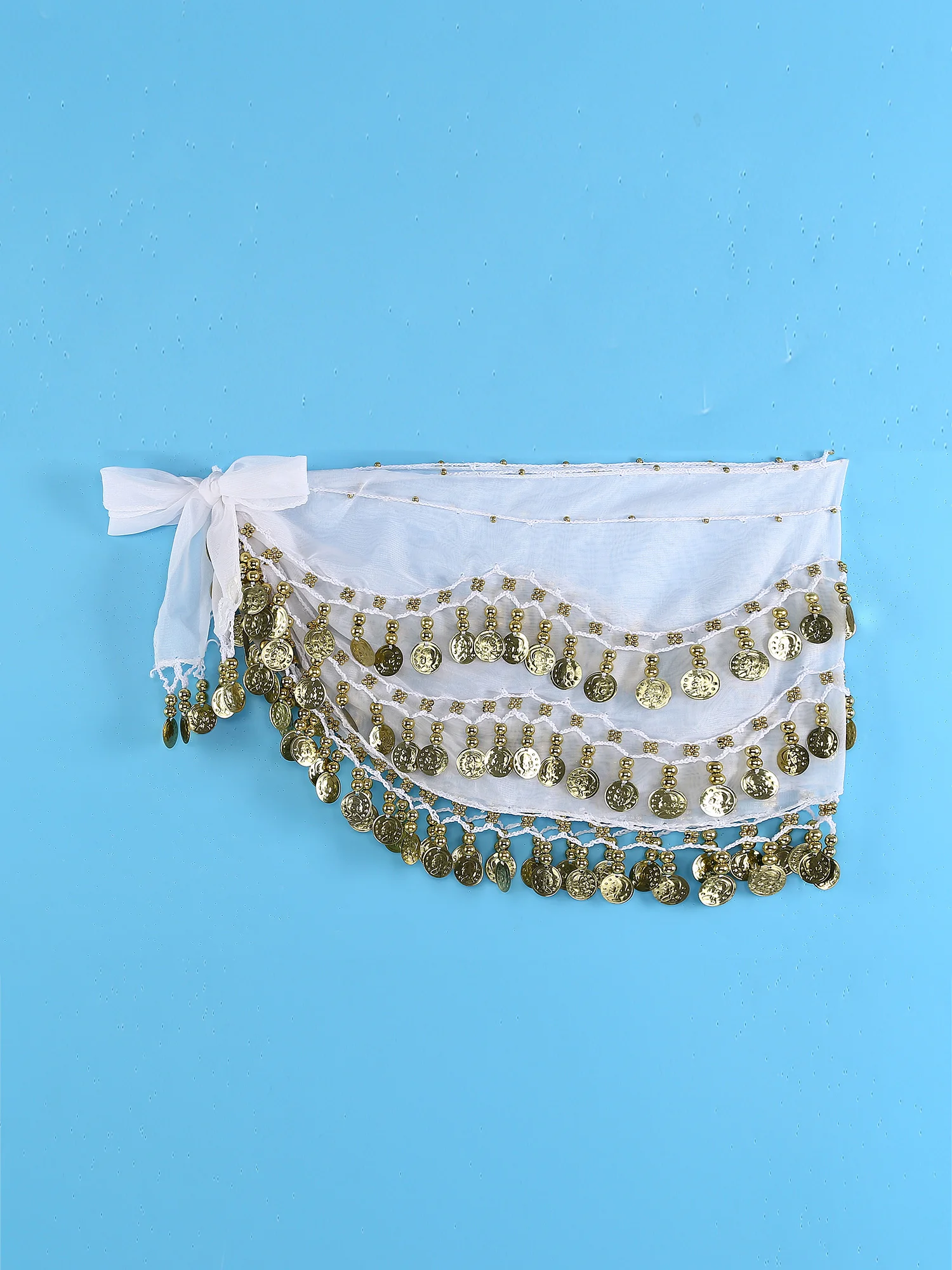 インドダンス練習パフォーマンスヒップスカーフセット女性ベリーダンススカートスパンコールウエストチェーンベルトネックレス手首袖口衣装