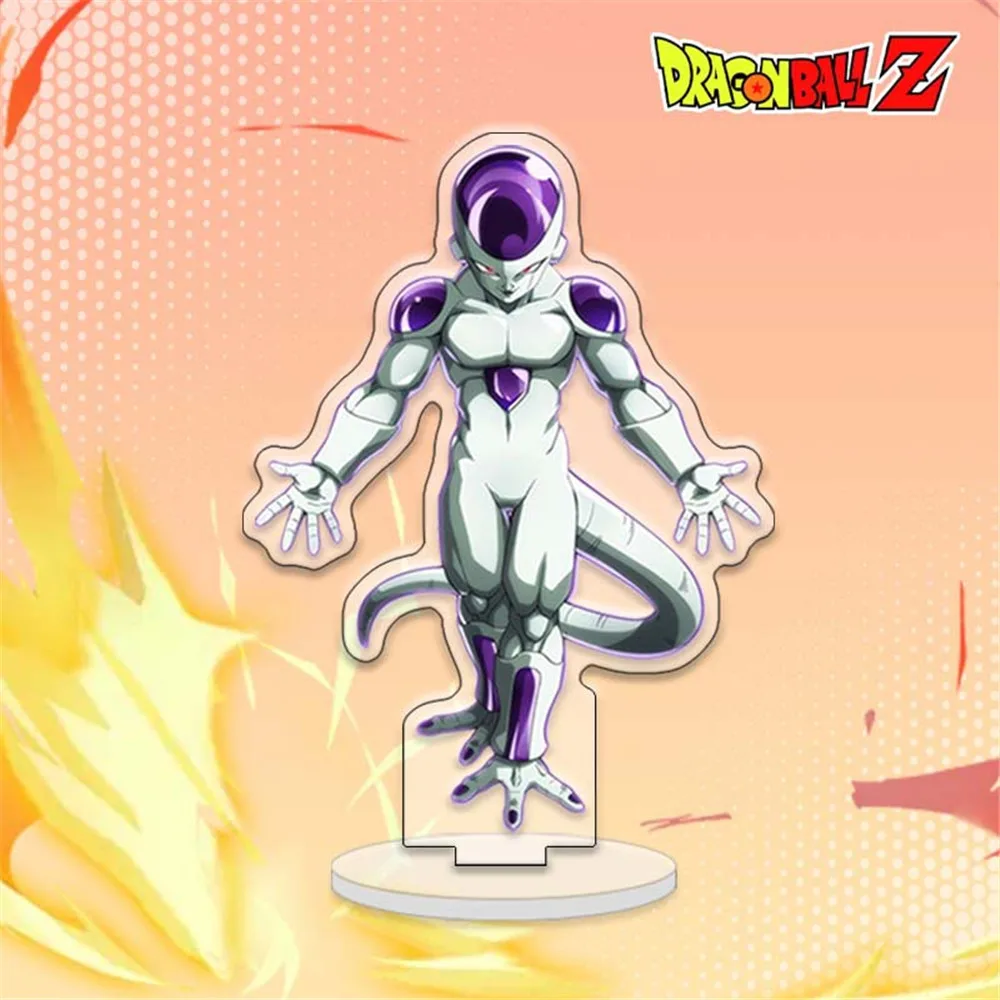 Anime Dragon Ball Z Super Saiyan Son Goku Vegeta Broli Frieza Gogeta Zamasu New Figure Acrylic Stand Model Ornaments Toys Gift