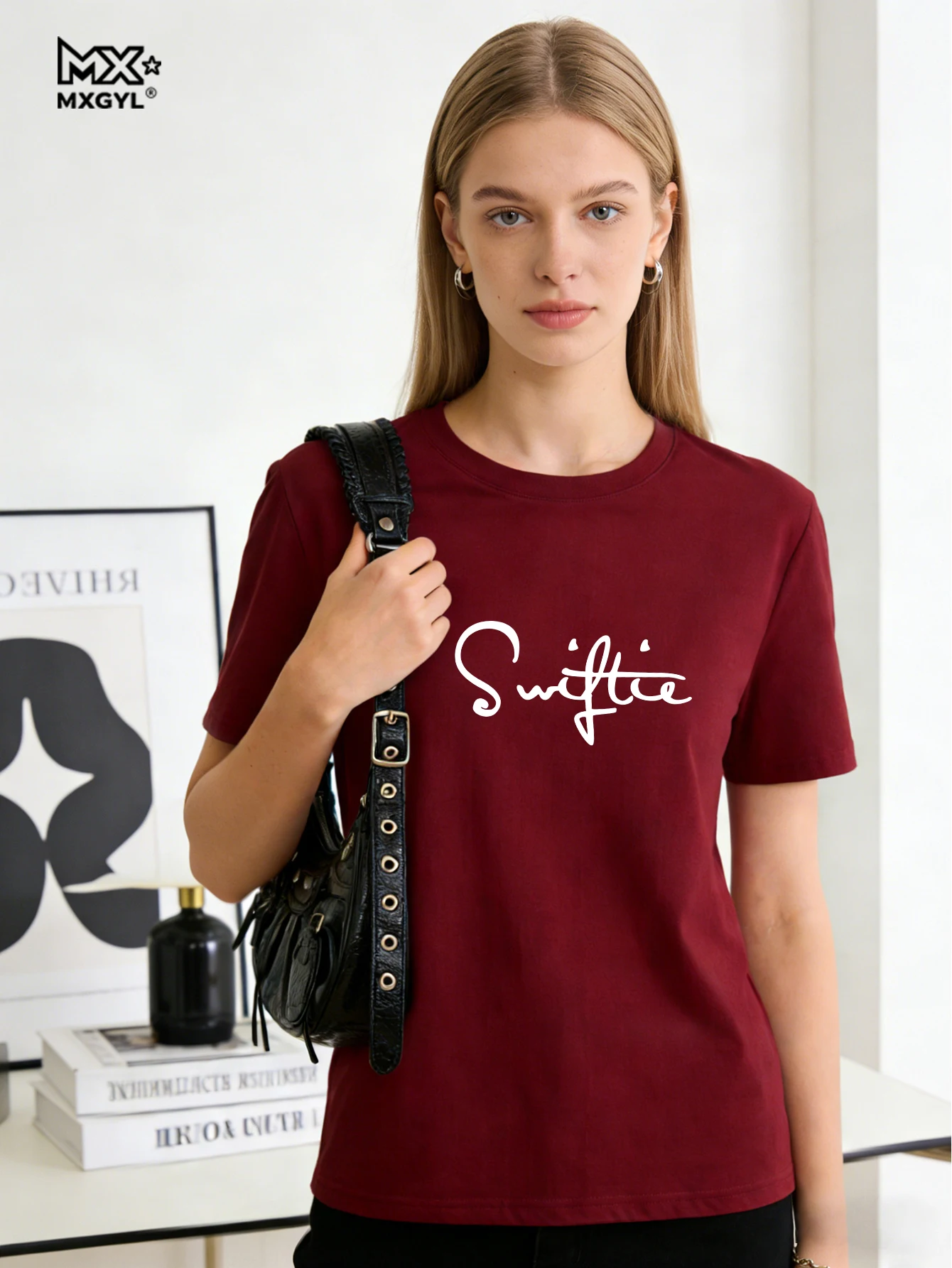 

Swiftie Retro Y2K Print T-Shirt Female 2026 Summer Fashion Sport Casual Tops Clothing Street Personality T Shirt Womens