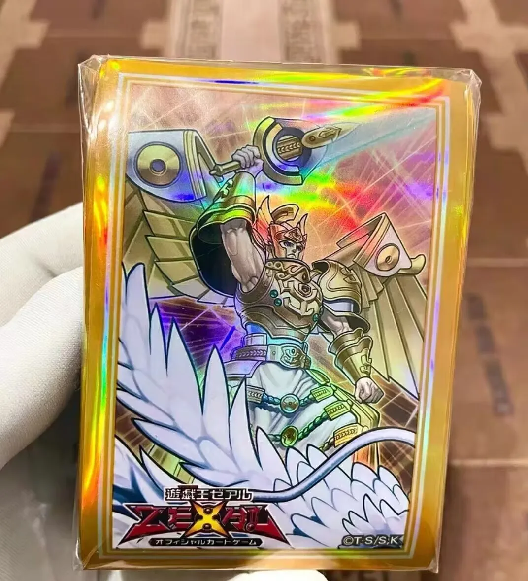 70Pcs Yugioh KONAMI Duel Monsters Michael The Arch-Lightsworn Official Collection Sealed Card Protector Duelist Sleeves