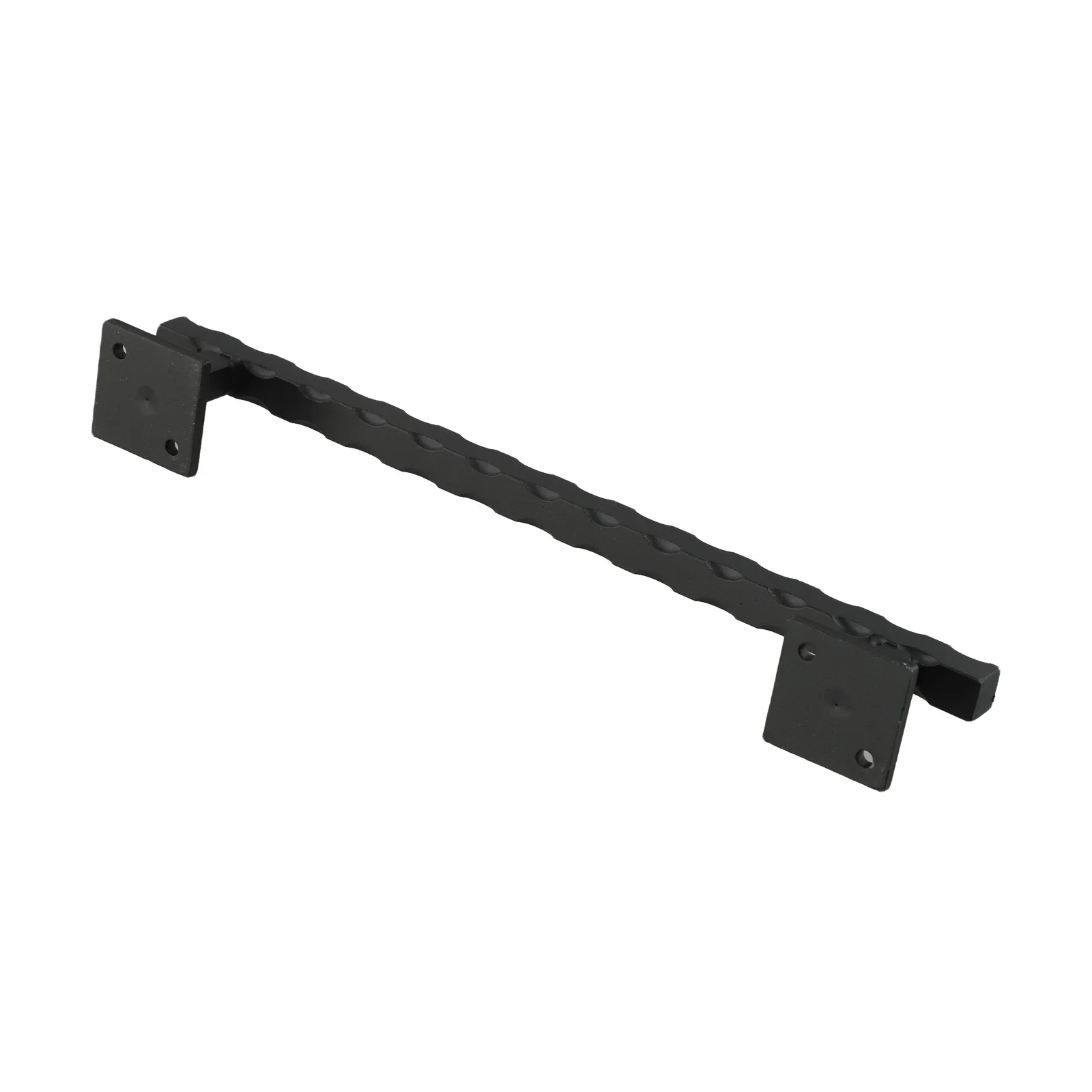 Poignée de porte coulissante de grange de 12 pouces, esthétique distincte, utilisation intérieure et extérieure, finition noire mate, décoration de maison