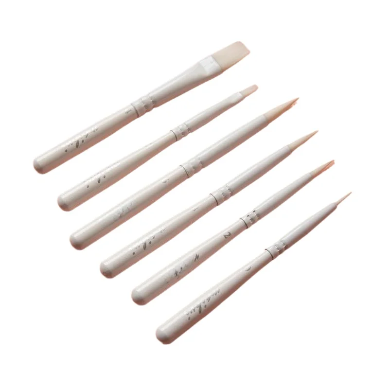 Pearl White Highlight Pen Set Fine Tip for Nail Art Resin Crafts Drawing DIY Decoration School Office Stationery