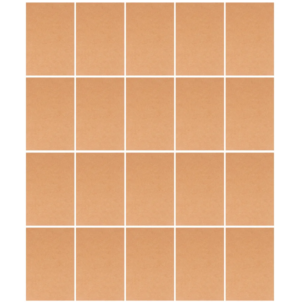 

150pcs Greeting Cards Blank Kraft Paper Postcards Blanks Student Note Accessories Multi Note Accessory Function Cards