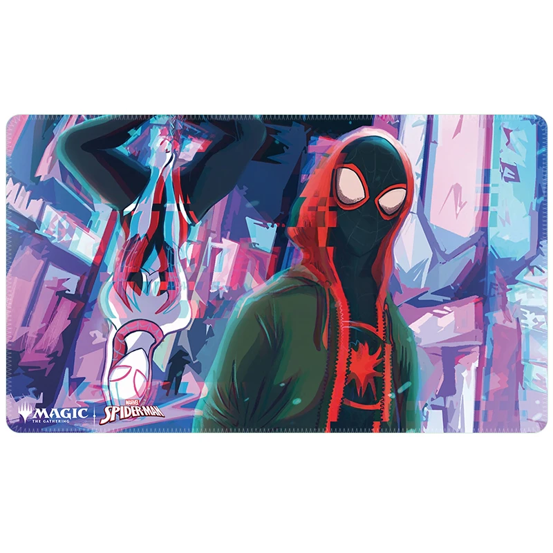 60*35*0.2 سنتيمتر ماجيك بطاقة التداول لعبة ملحق MTG بطاقة لعبة لتقوم بها بنفسك PlayMat فيلم أنيمي سبايدرمان سلسلة جمع دمى هدايا