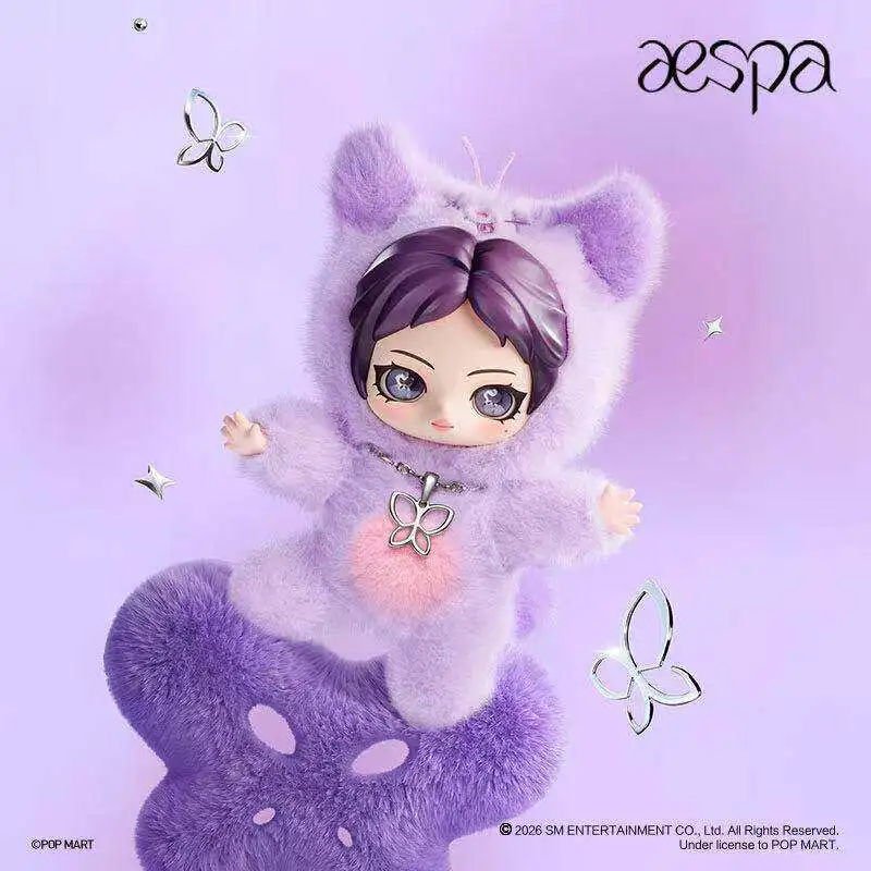 Pop Mart Fluffy Club Aespa Blind Box 4pcs Set