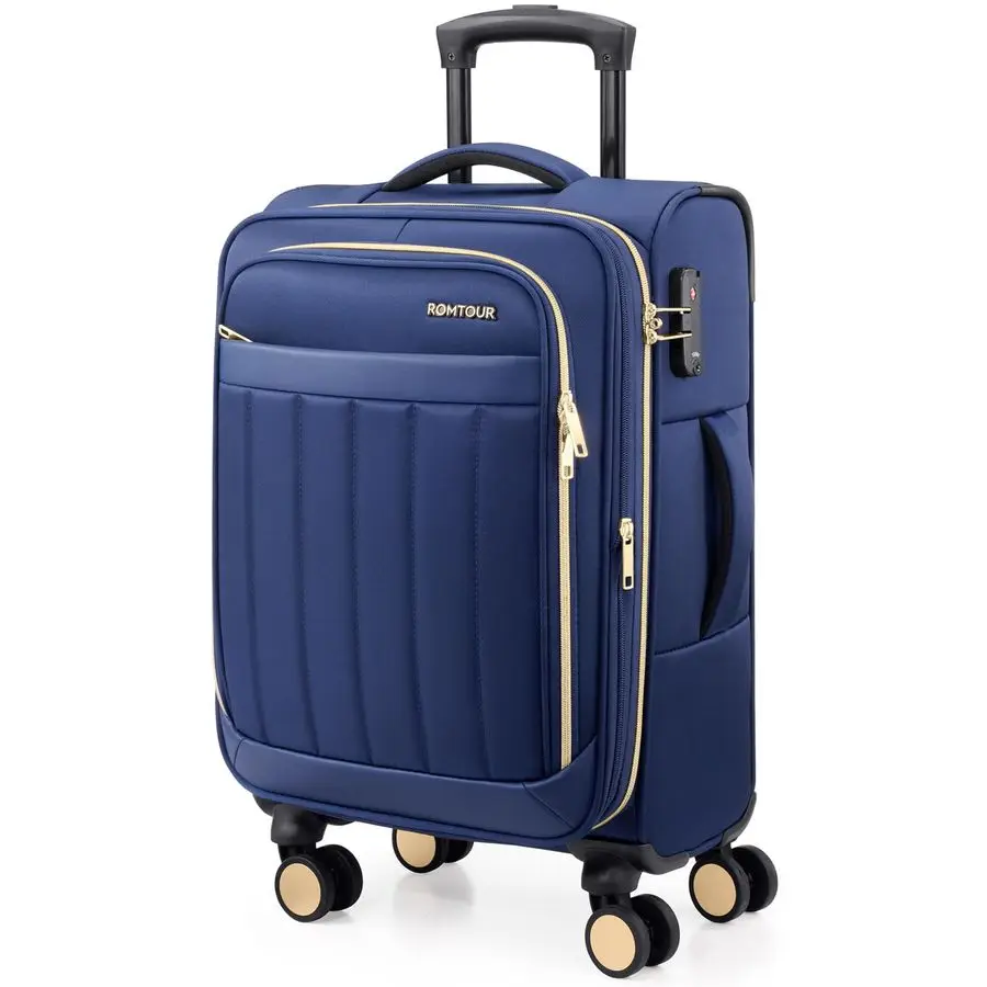 

Carry On Luggage 20 Inch Expandable Carry On Luggage 22x14x9 Airline Approved with Spinner Wheels amp TSA Lock, Waterproof Large