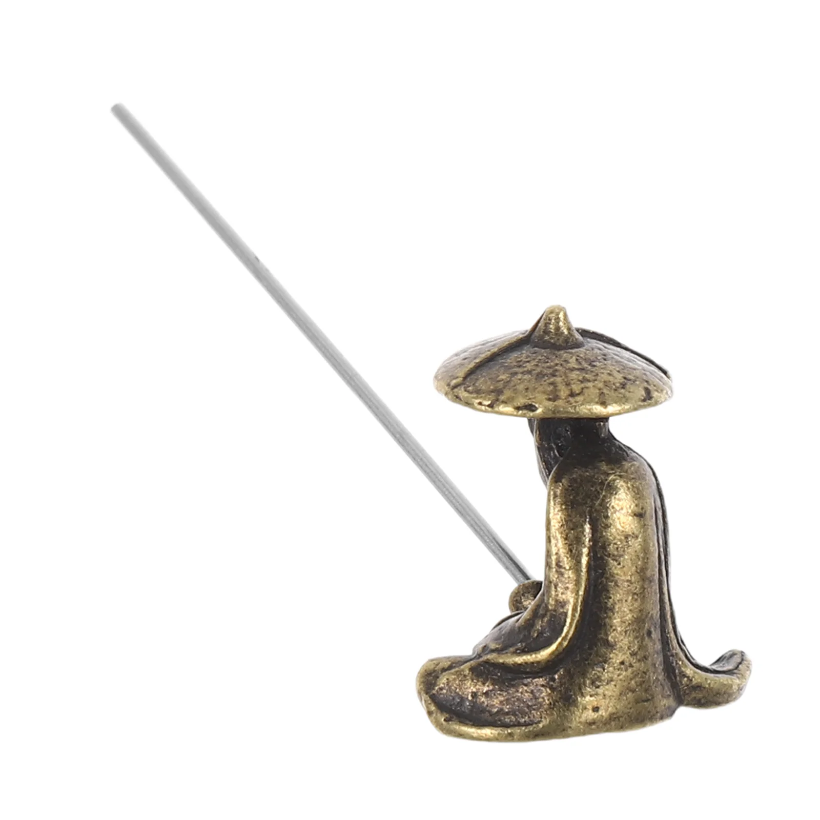 

Alloy Fisherman Ornament for Aquarium Bonsai Rockery Fish Tank Decor Home Garden Figurine Statue Small Pond Accessories