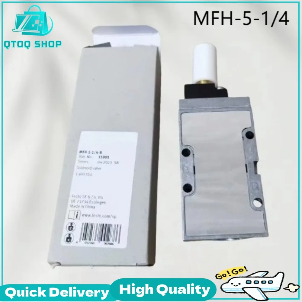 

Возврат пружины, мостабильный 2,2-8 бар G 1/4 MFH-5-1/4 6211 Воздушный электромагнитный клапан 5/2