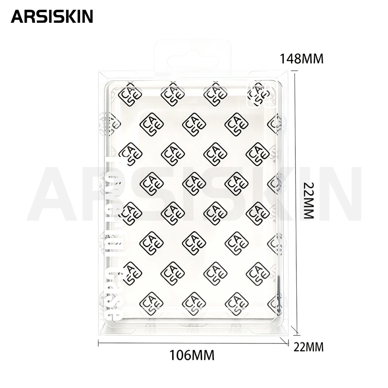 100Pcs Phone Case Packaging Box For Iphone DUO Case Phone Cover Box Blister PVC Packaging Box Universal Foldable Phone Case Box