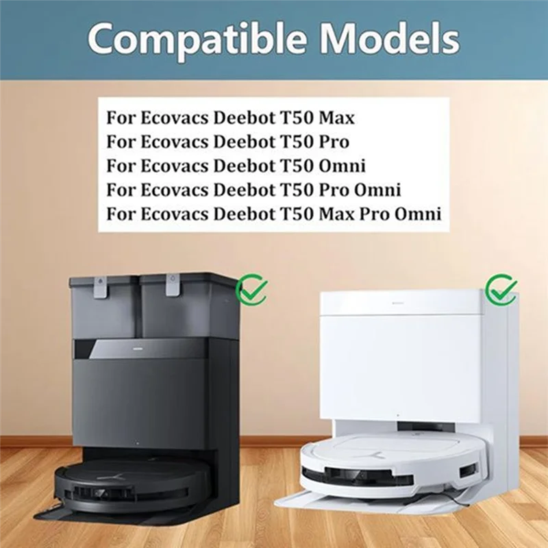 مجموعة صيانة أساسية M04K مكونة من 38 قطعة لسلسلة Ecovacs Deebot T50 Max/T50 Pro/T50 Omni وفرش احتياطية ومرشحات ومماسح