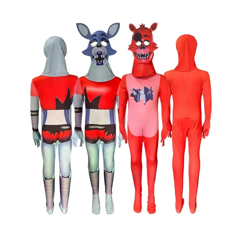 

Косплей Ужасный костюм на Хэллоуин для детей Fnaf Scp Комбинезон Косплей Кошмар Бонни Кошмар Медведь Аниме Рождественский подарок Аниме