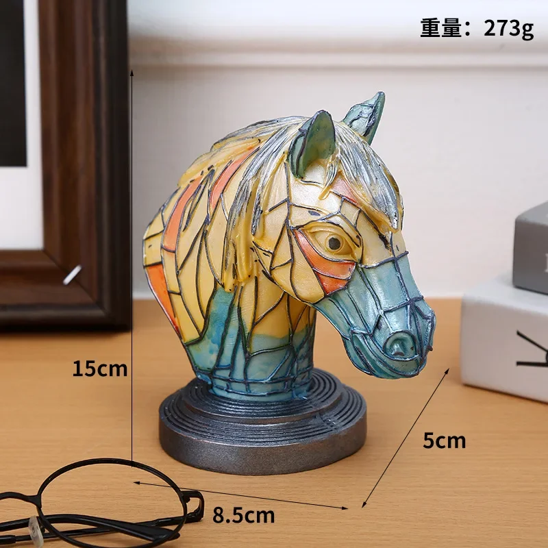 3D Animal Series Desk Lamp, Decorative Night Stand Light, Colorful Vintage Stained Glass, Elephant, Owl, Cat Style, Table Lamp